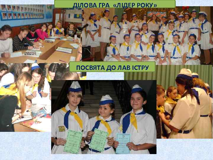 ДІЛОВА ГРА «ЛІДЕР РОКУ» ПОСВЯТА ДО ЛАВ ІСТРУ 