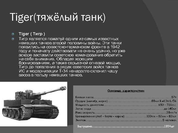 Танк тигр проект