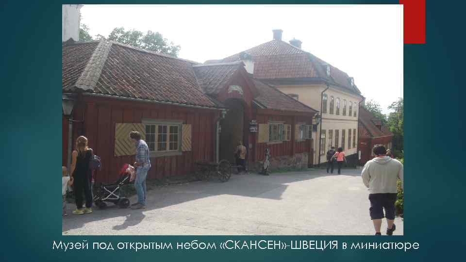 Музей под открытым небом «СКАНСЕН» -ШВЕЦИЯ в миниатюре 