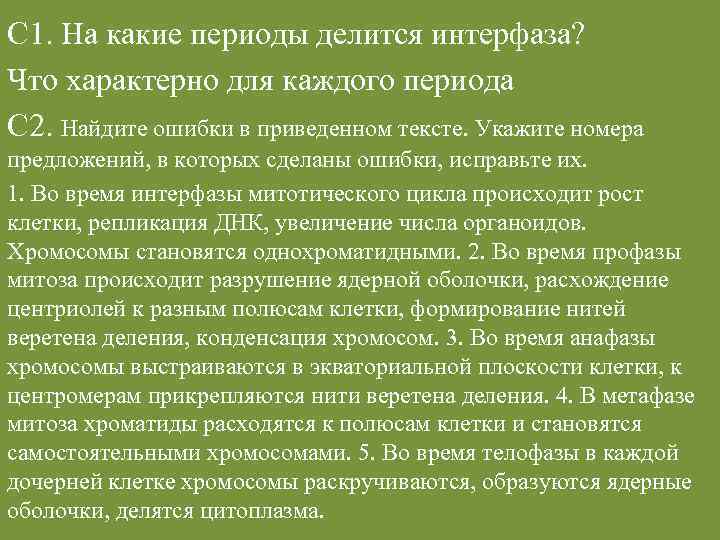 Какие особенности рисунка каждого периода можно выделить