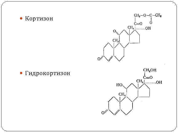  Кортизон Гидрокортизон 