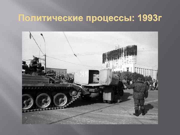 Политические процессы: 1993 г 