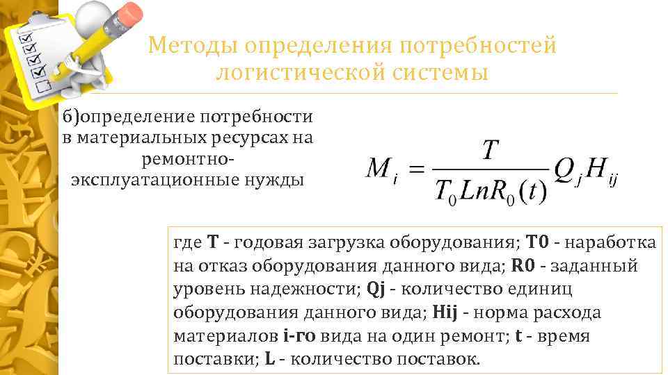 Определение потребности в изделии