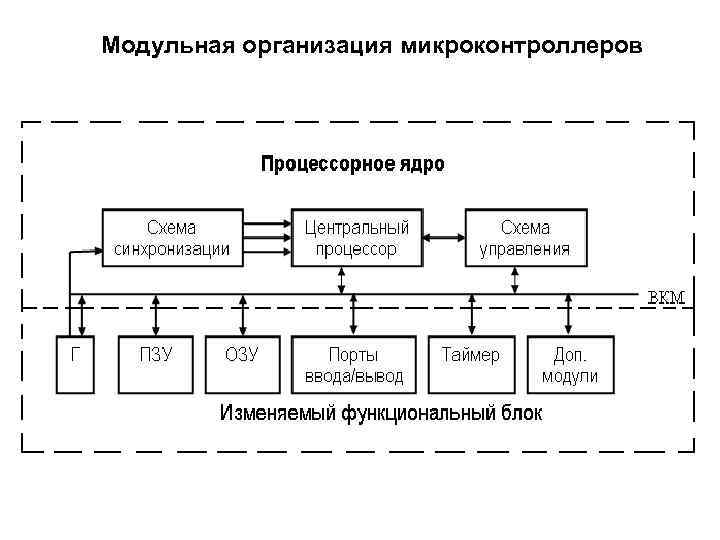 Модульная организация микроконтроллеров 