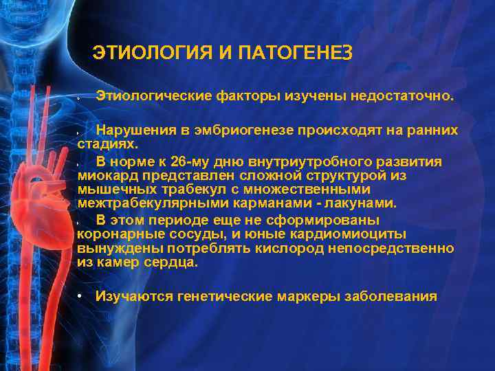 ЭТИОЛОГИЯ И ПАТОГЕНЕЗ Ø Этиологические факторы изучены недостаточно. Нарушения в эмбриогенезе происходят на ранних