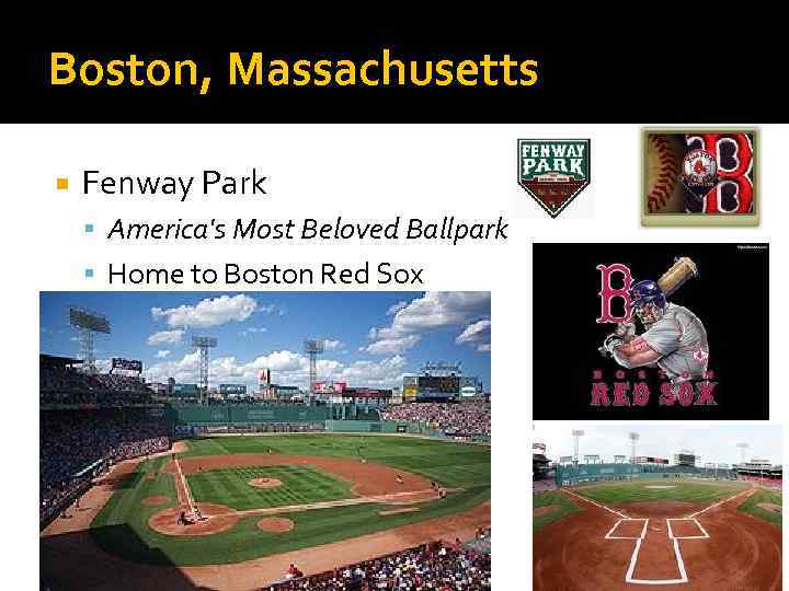 Boston, Massachusetts Fenway Park America's Most Beloved Ballpark Home to Boston Red Sox 