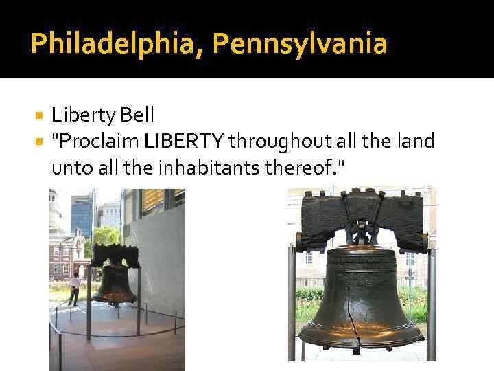 Philadelphia, Pennsylvania Liberty Bell 