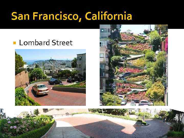 San Francisco, California Lombard Street 