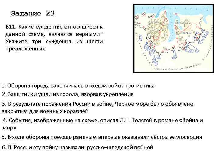 Задание 23 В 11. Какие суждения, относящиеся к данной схеме, являются верными? Укажите три