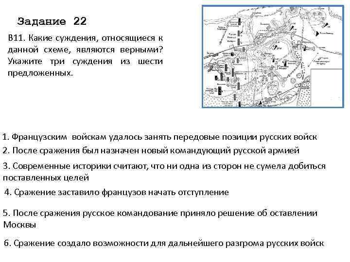 Задание 22 В 11. Какие суждения, относящиеся к данной схеме, являются верными? Укажите три