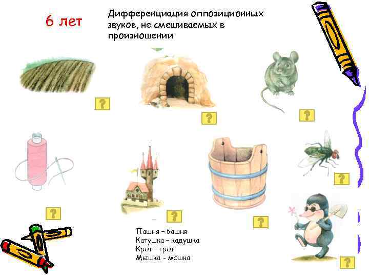 Слова паронимы картинки для детей