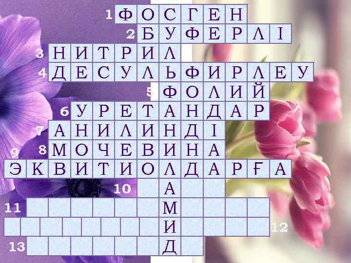 Ф О 2 Б Н И Т Р И Д Е С У Л