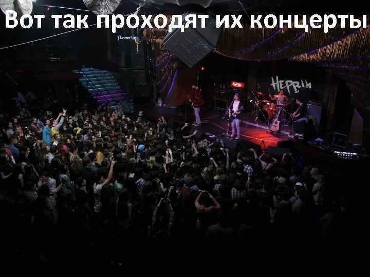 Вот так проходят их концерты 