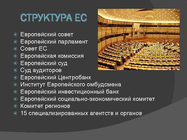 Европейский парламент схема