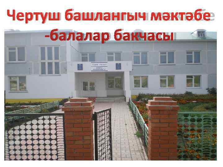 Чертуш башлангыч мәктәбе -балалар бакчасы 