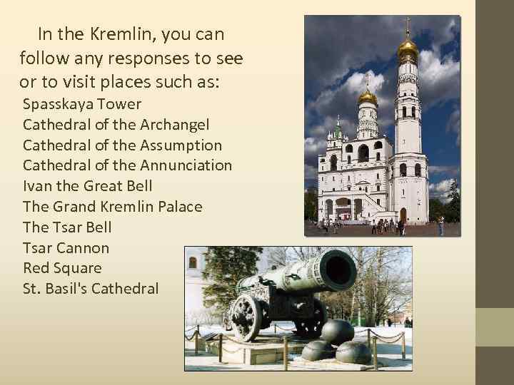   In the Kremlin, you can   follow any responses to see