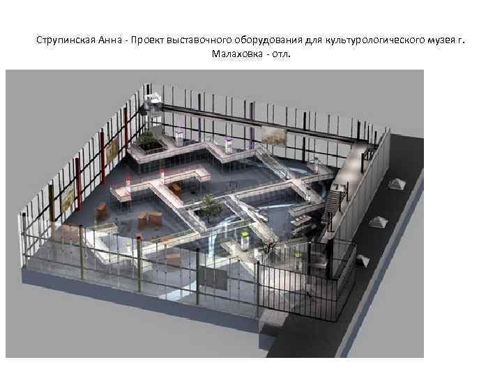 Струпинская Анна - Проект выставочного оборудования для культурологического музея г.    