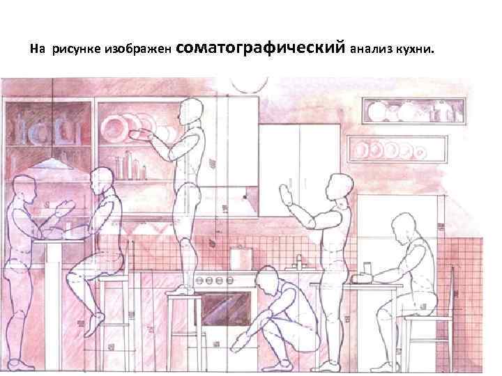 На рисунке изображен соматографический анализ кухни. 