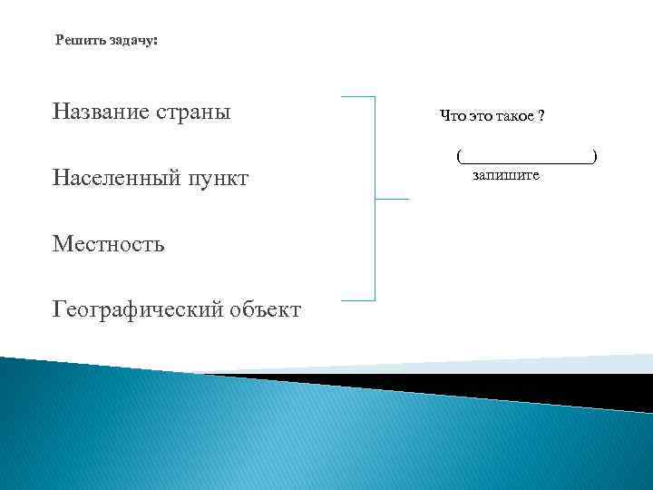 Решить задачу: Название страны Что это такое ? Решить задачу: Название страны Что это такое ?