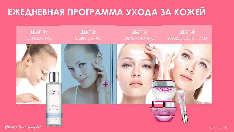 ЕЖЕДНЕВНАЯ ПРОГРАММА УХОДА ЗА КОЖЕЙ ШАГ 1: ШАГ 2:   ШАГ 3: 