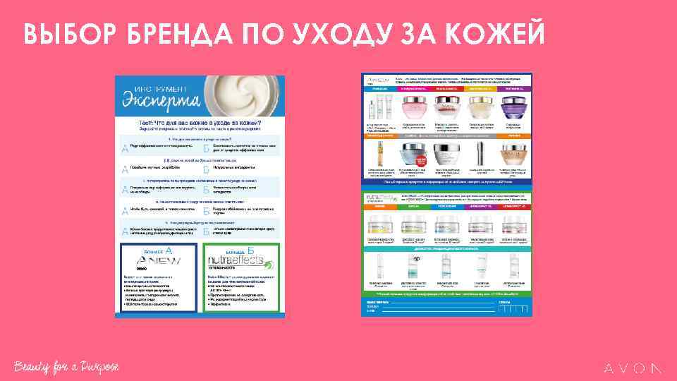 ВЫБОР БРЕНДА ПО УХОДУ ЗА КОЖЕЙ 