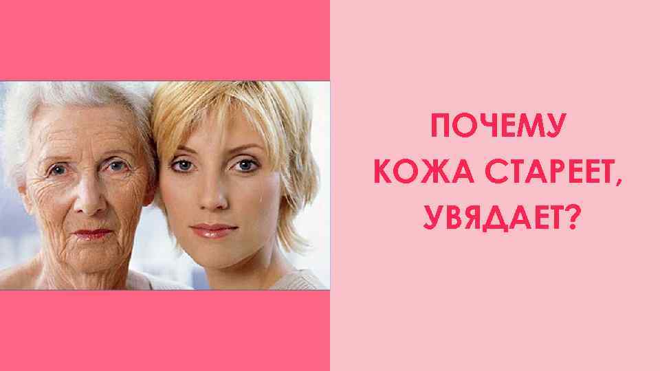  ПОЧЕМУ КОЖА СТАРЕЕТ,  УВЯДАЕТ? 