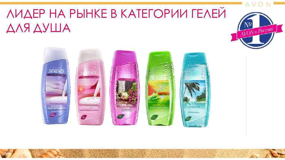 ЛИДЕР НА РЫНКЕ В КАТЕГОРИИ ГЕЛЕЙ ДЛЯ ДУША 