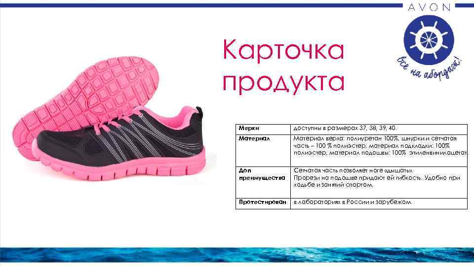 Карточка продукта Мерки  доступны в размерах 37, 38, 39, 40.  Материал верха: