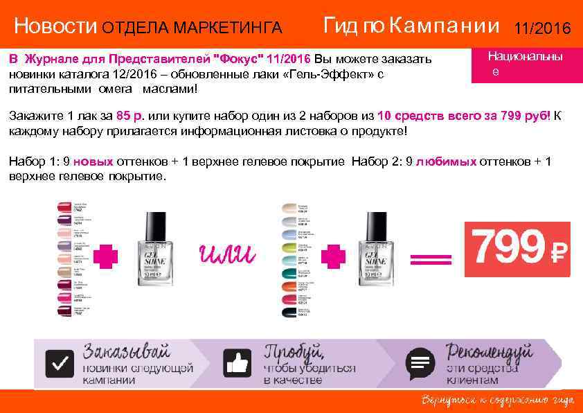 Новости ОТДЕЛА МАРКЕТИНГА      Гид по Кампании   