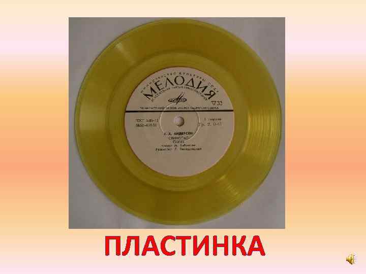 ПЛАСТИНКА 