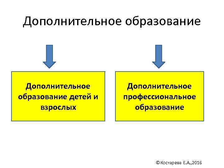  Дополнительное образование Дополнительное  образование детей и  профессиональное  взрослых  