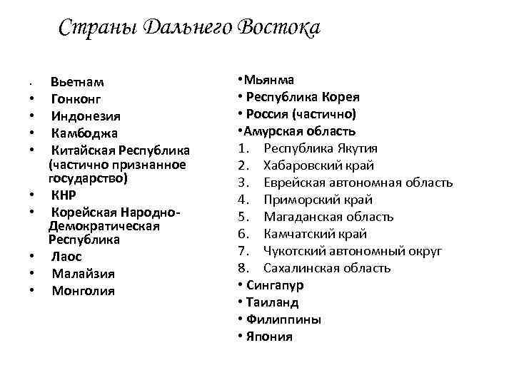  Страны Дальнего Востока  • Вьетнам   • Мьянма • Гонконг 