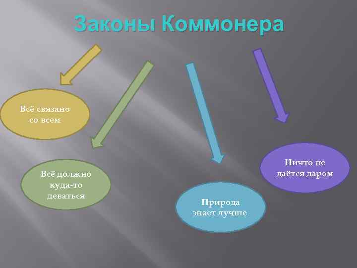 Все связано со всем рисунок. Законы Коммонера. Законы экологии Коммонера. Экологические законы б Коммонера. Законы Барри Коммонера.