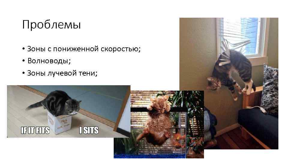 Проблемы • Зоны с пониженной скоростью;  • Волноводы;  • Зоны лучевой тени;