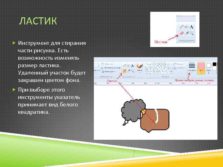 Как в пдф стереть ластиком часть рисунка