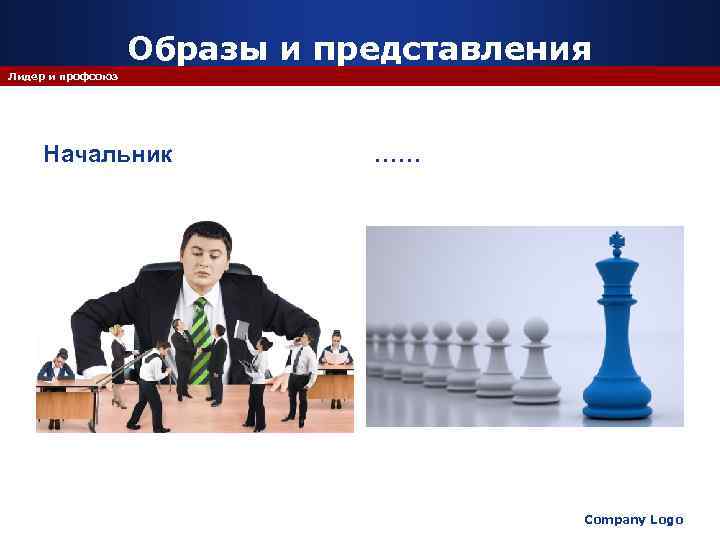     Образы и представления Лидер и профсоюз   Начальник 