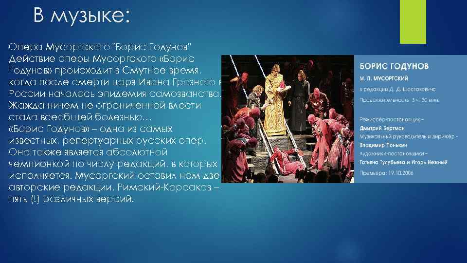 Содержание оперы. Краткий сюжет оперы Борис Годунов. Опера Борис Годунов презентация. Главные действующие лица в опере Борис Годунов. Опера Мусоргского.