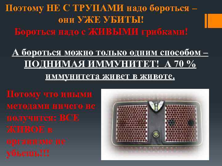 Поэтому НЕ С ТРУПАМИ надо бороться – они УЖЕ УБИТЫ! Бороться надо с ЖИВЫМИ