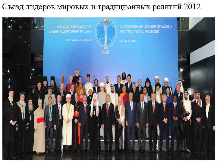 Съезд лидеров мировых и традиционных религий 2012 
