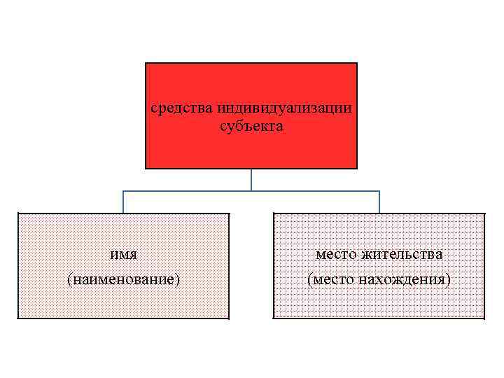 средства индивидуализации субъекта имя место жительства (наименование) (место нахождения) 