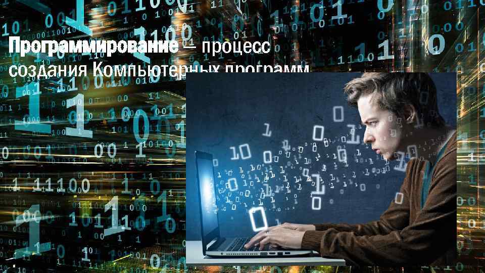 Программирование — процесс создания Компьютерных программ. 