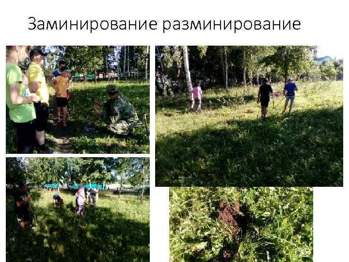 Заминирование разминирование 