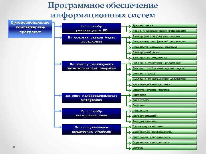 Программное обеспечение информационных систем 