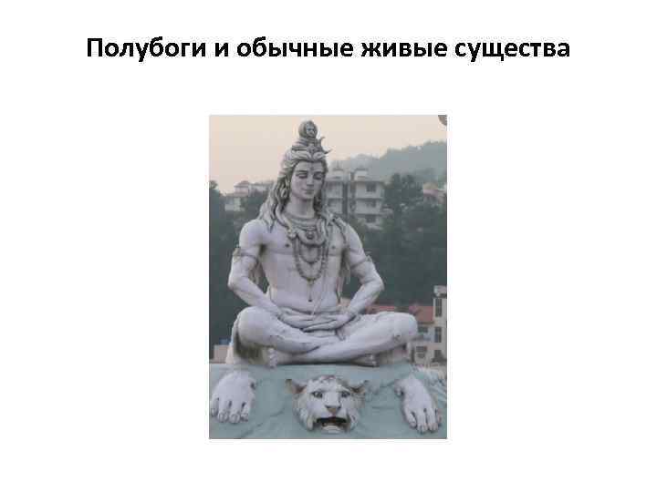  Полубоги и обычные живые существа 