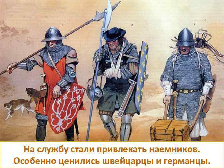 стены феодальных замков стали уязвимыми Падает значение рыцарской конницы Возрастает роль пехоты из горожан