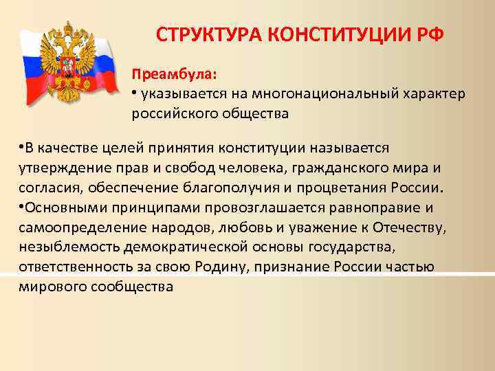 Конституция рф проект по обществу