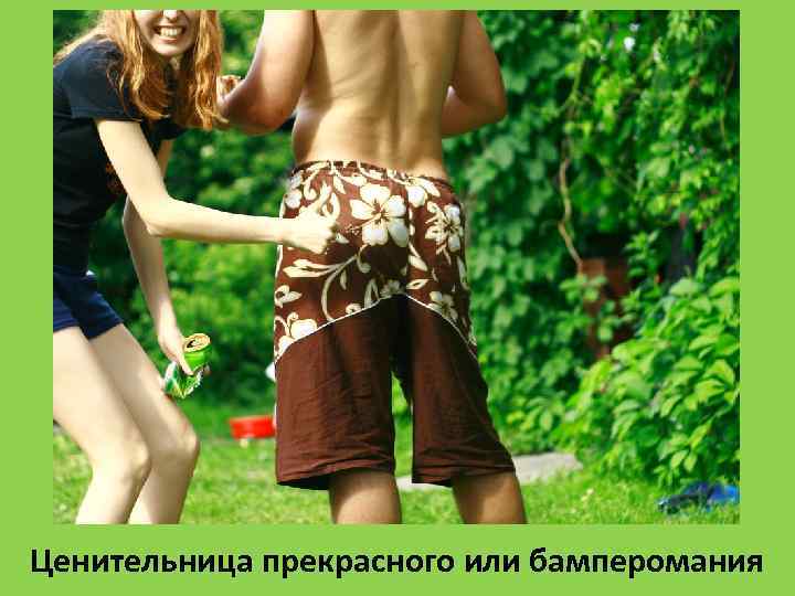 Ценительница прекрасного или бамперомания 