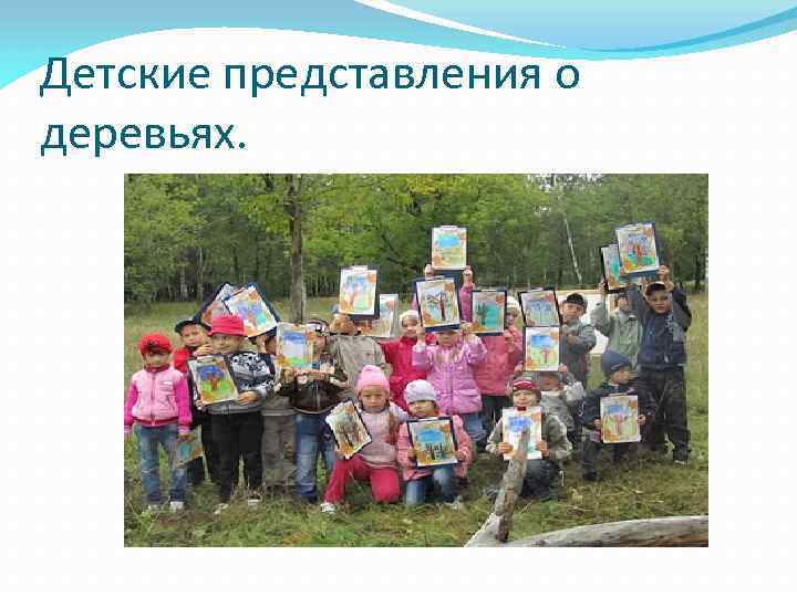 Детские представления о деревьях. 