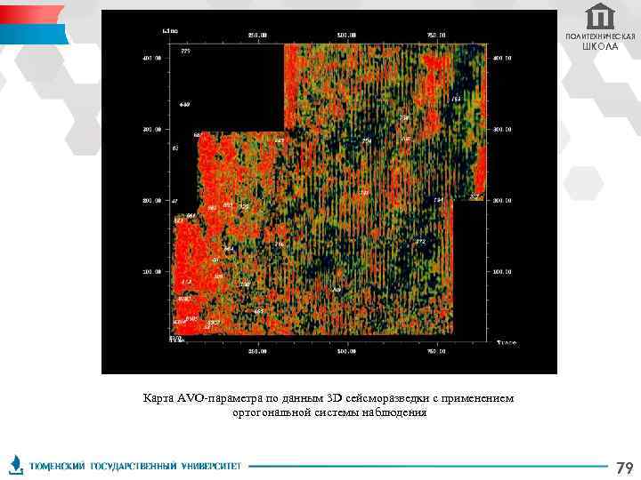 ПОЛИТЕХНИЧЕСКАЯ ШКОЛА Карта AVO-параметра по данным 3 D сейсморазведки с применением ортогональной системы наблюдения