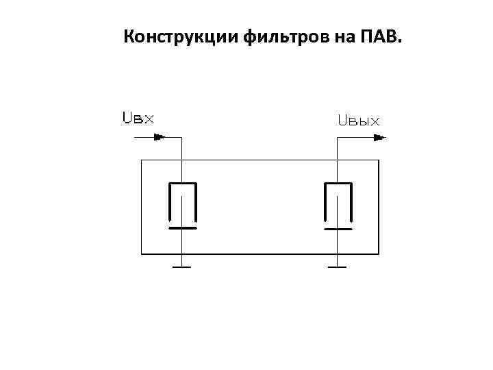 Конструкции фильтров на ПАВ. 